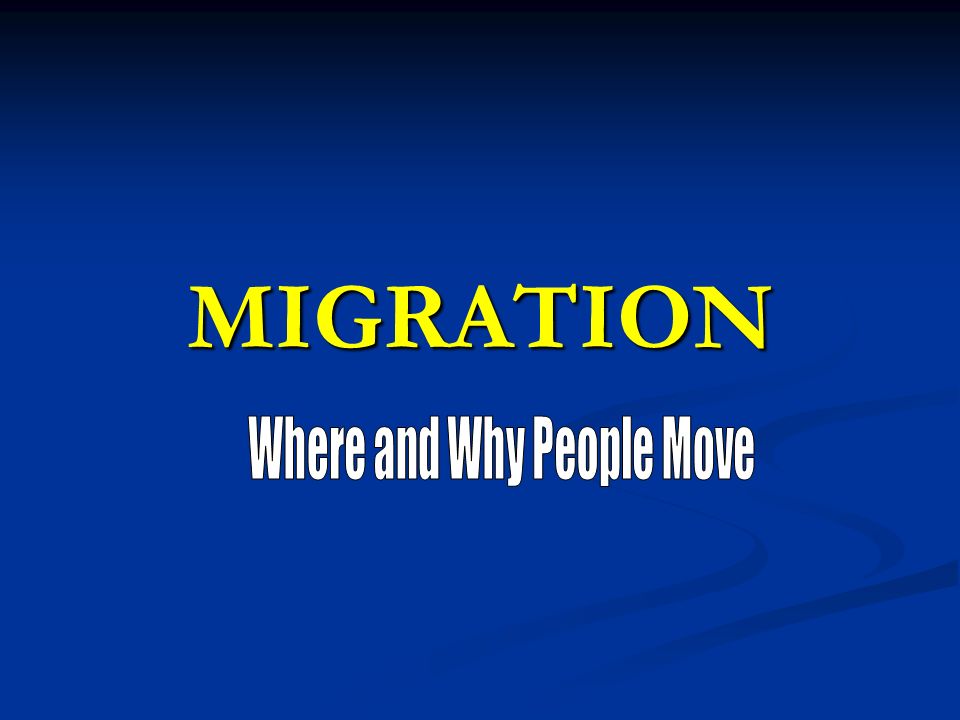 Migrácia